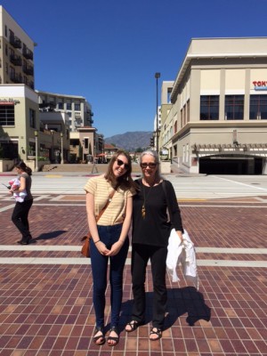 Cathy and I outside of the Pasadena Convention Center... Our first day at the Symposium!